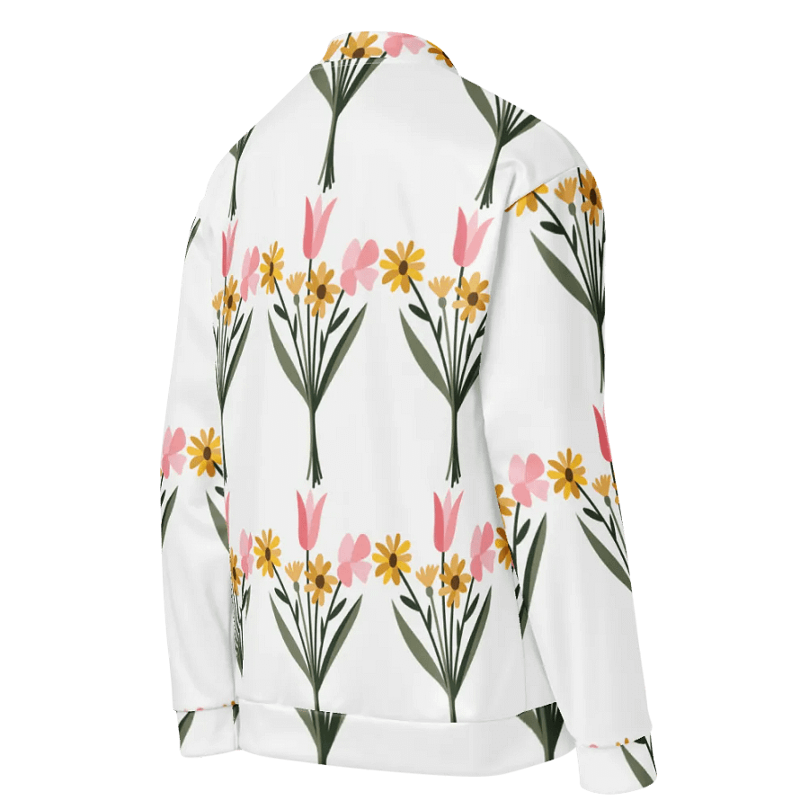 Blossom Delight All-Over Print Bomber Jacket product image (8)