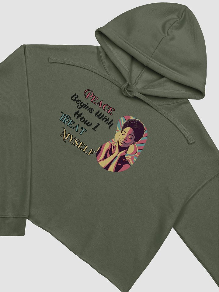 My Peace Crop Hoodie product image (1)
