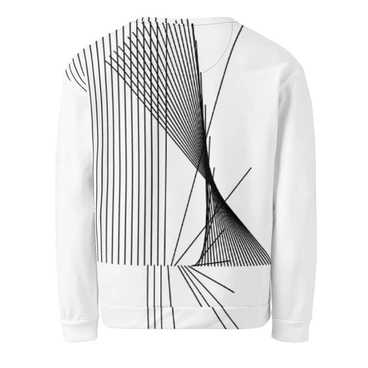 Vertical Symmetry Geometric Fusion Unisex Sweatshirt product image (2)