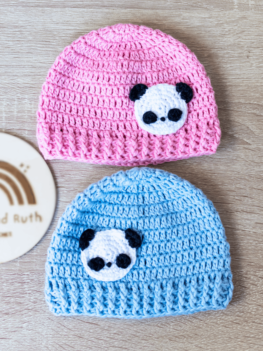 Crochet Pattern: Panda Baby Hat product image (3)