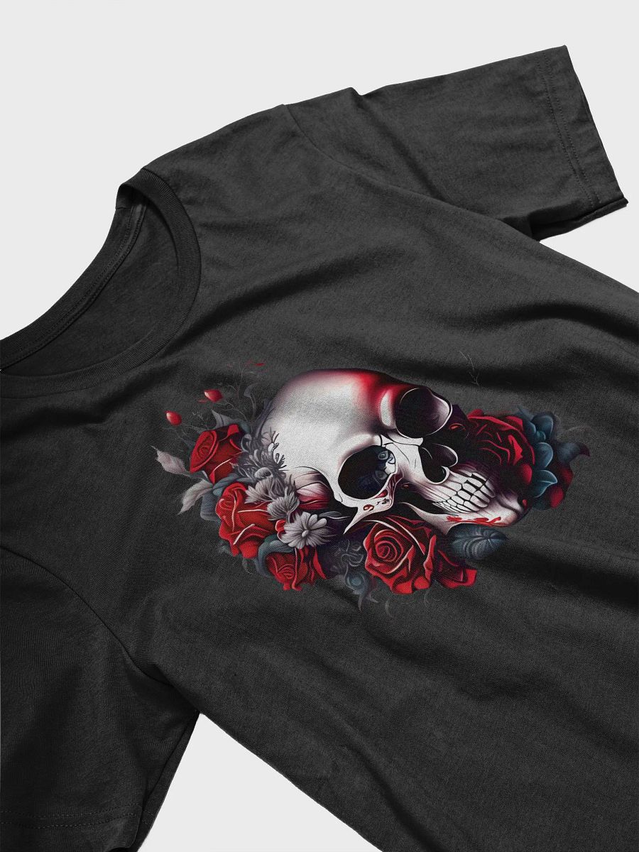 Skull Flower Red T-shirt product image (3)