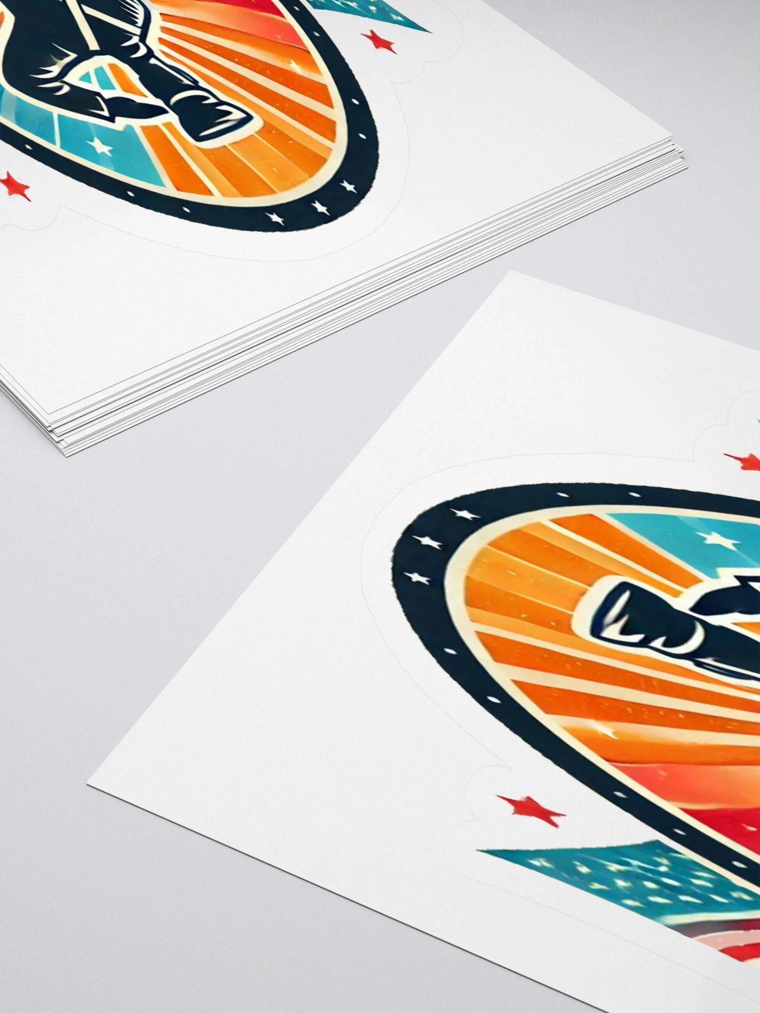 Cosmic Explorer Astronaut Boot Sticker product image (13)