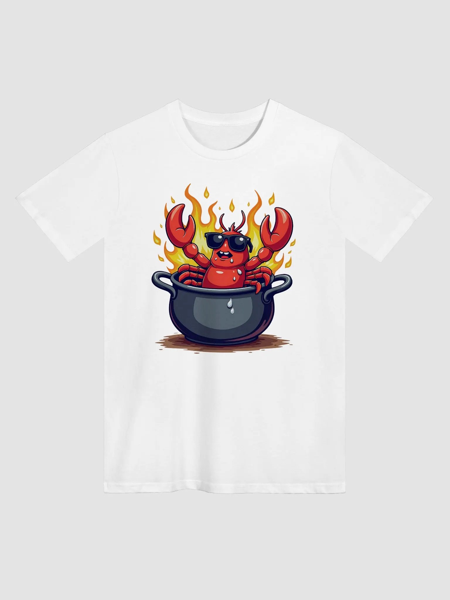 Hotter Than a Boiled Lobster | Funny Spicy Heat T-Shirt product image (1)
