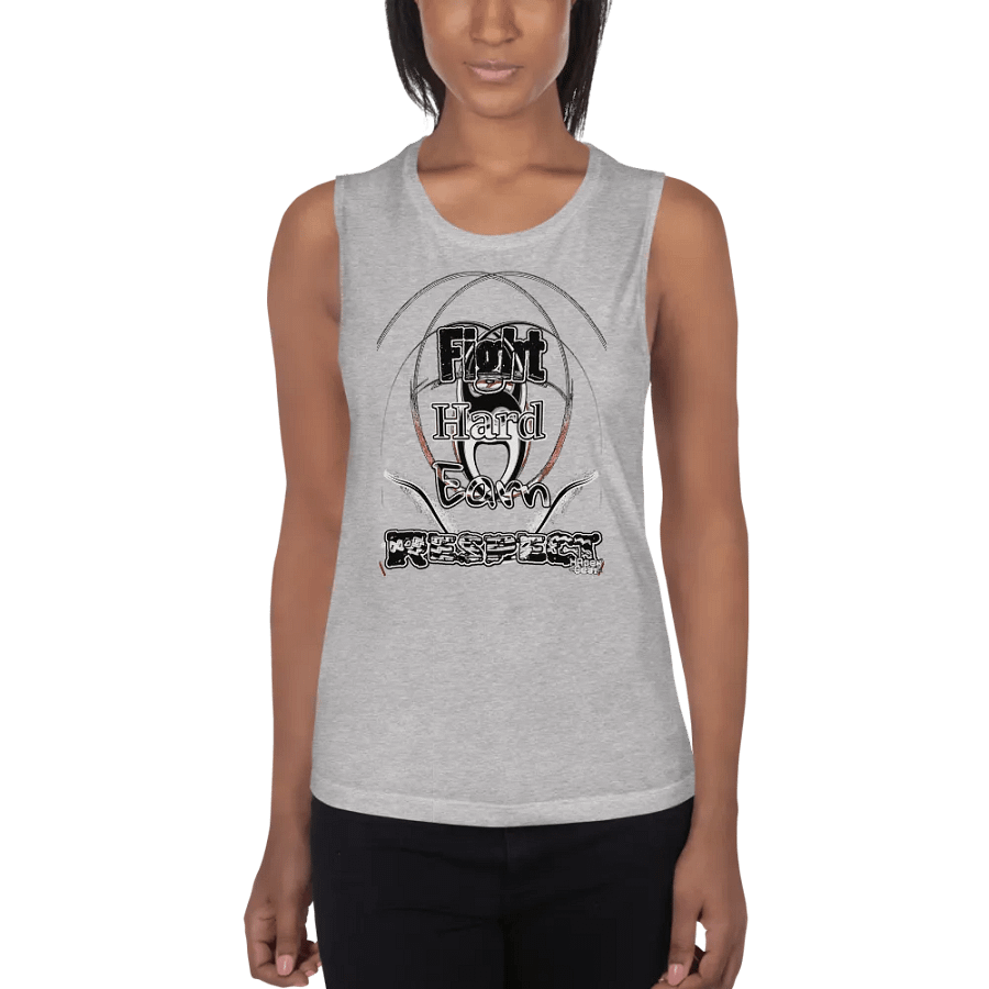 Fight Hard Earn Respect - Women's Flowy Muscle Tank product image (4)