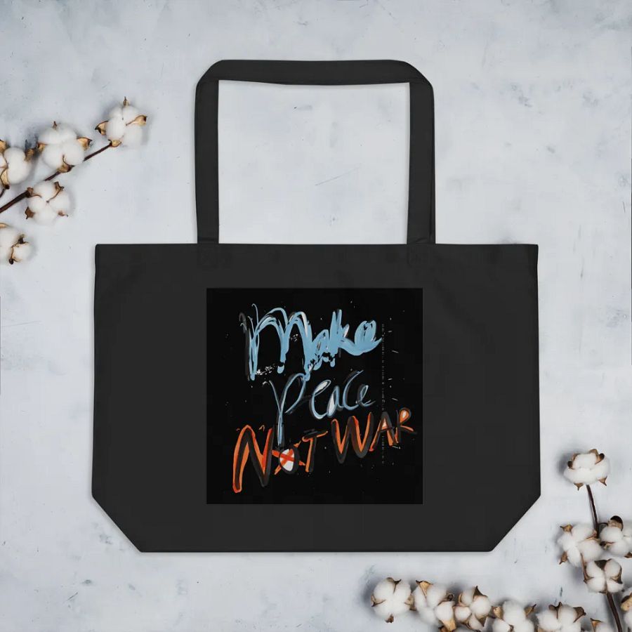 Graffiti Peace Statement Tote Bag product image (7)