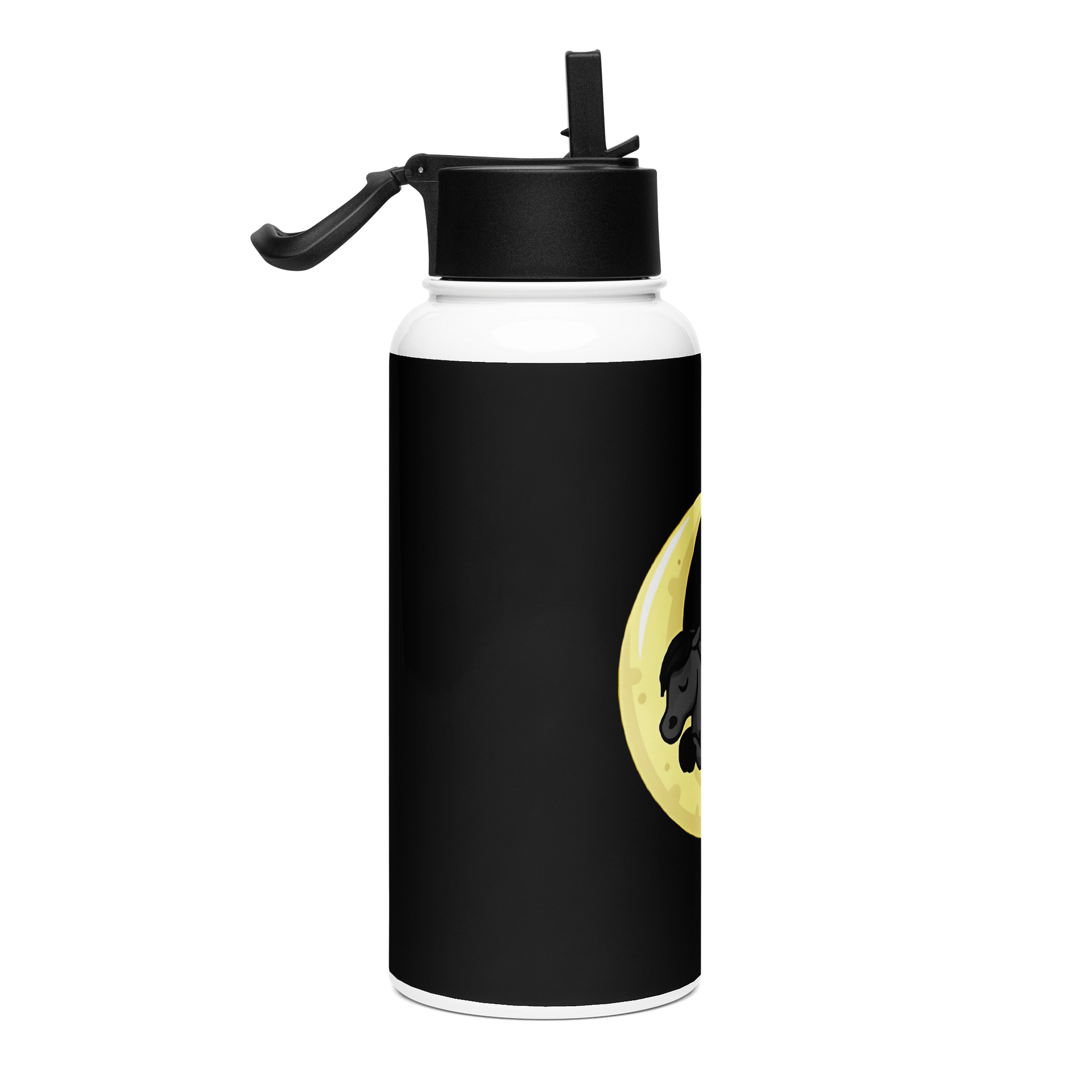 Sleepy Moon Stainless Steel Water Bottle with a Straw Lid product image (4)