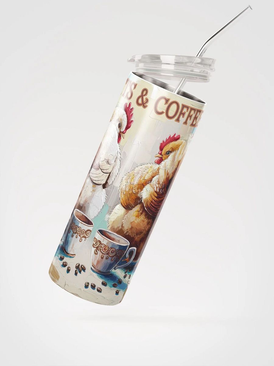 Chicken Fluff Butts & Coffee Cups Stainless Steel Tumbler product image (8)