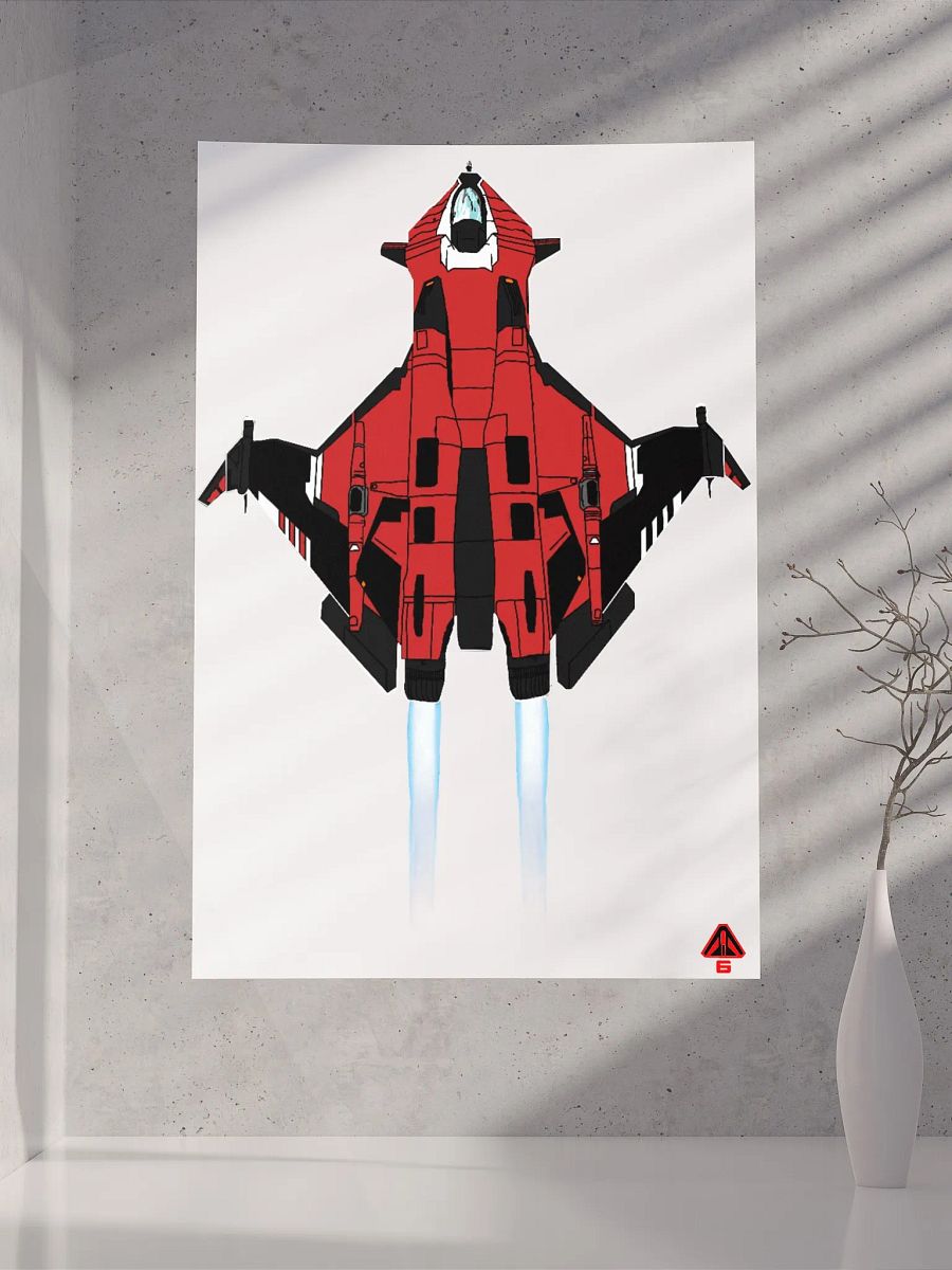 Custom Light Fighter Matte Poster product image (1)