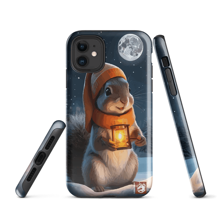 Glowing Squirrel Lantern iPhone® Tough Case product image (1)