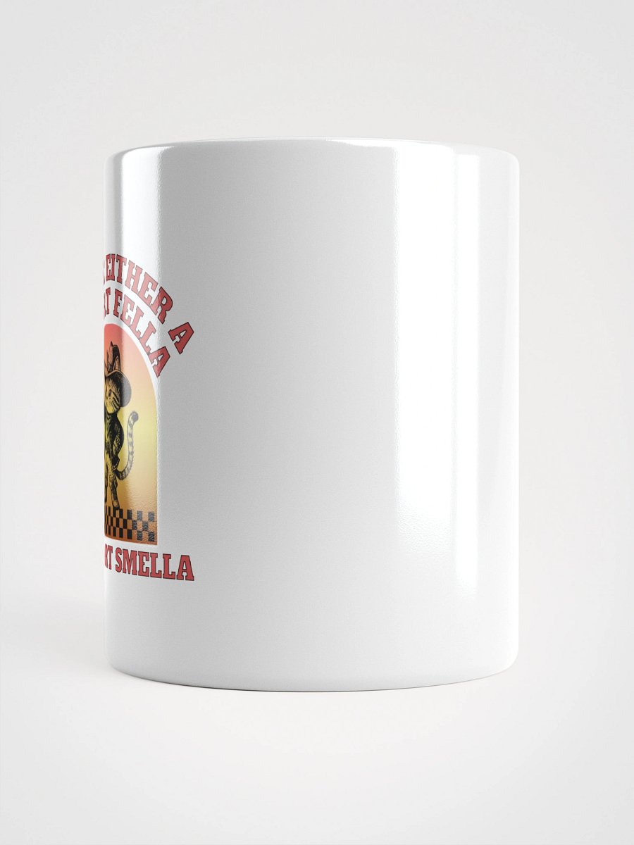 Youre Either A Smart Fella Or A Fart Smella Cat Cowboy Wisdom Mug product image (9)