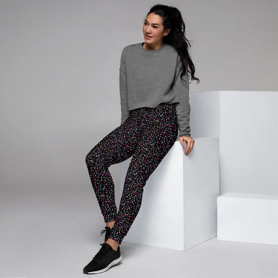 Black Sprinkle Joggers product image (6)
