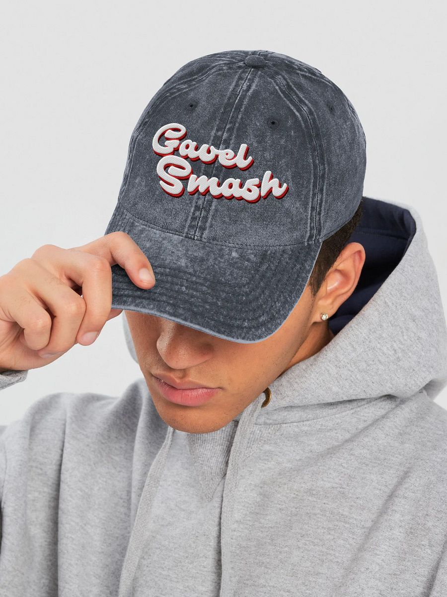 Gavel Smash Embroidered Hat product image (7)