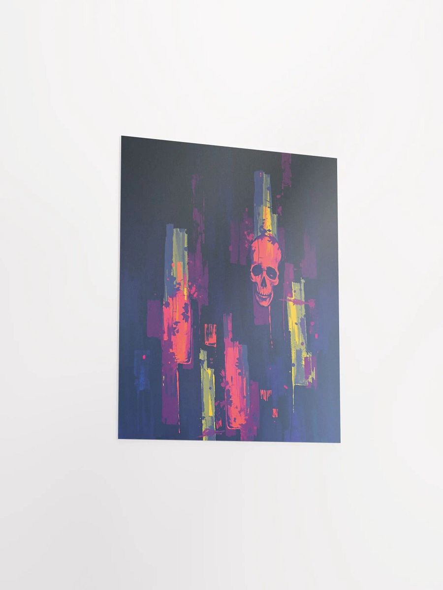 Neon Skull Dreamscape Poster product image (22)