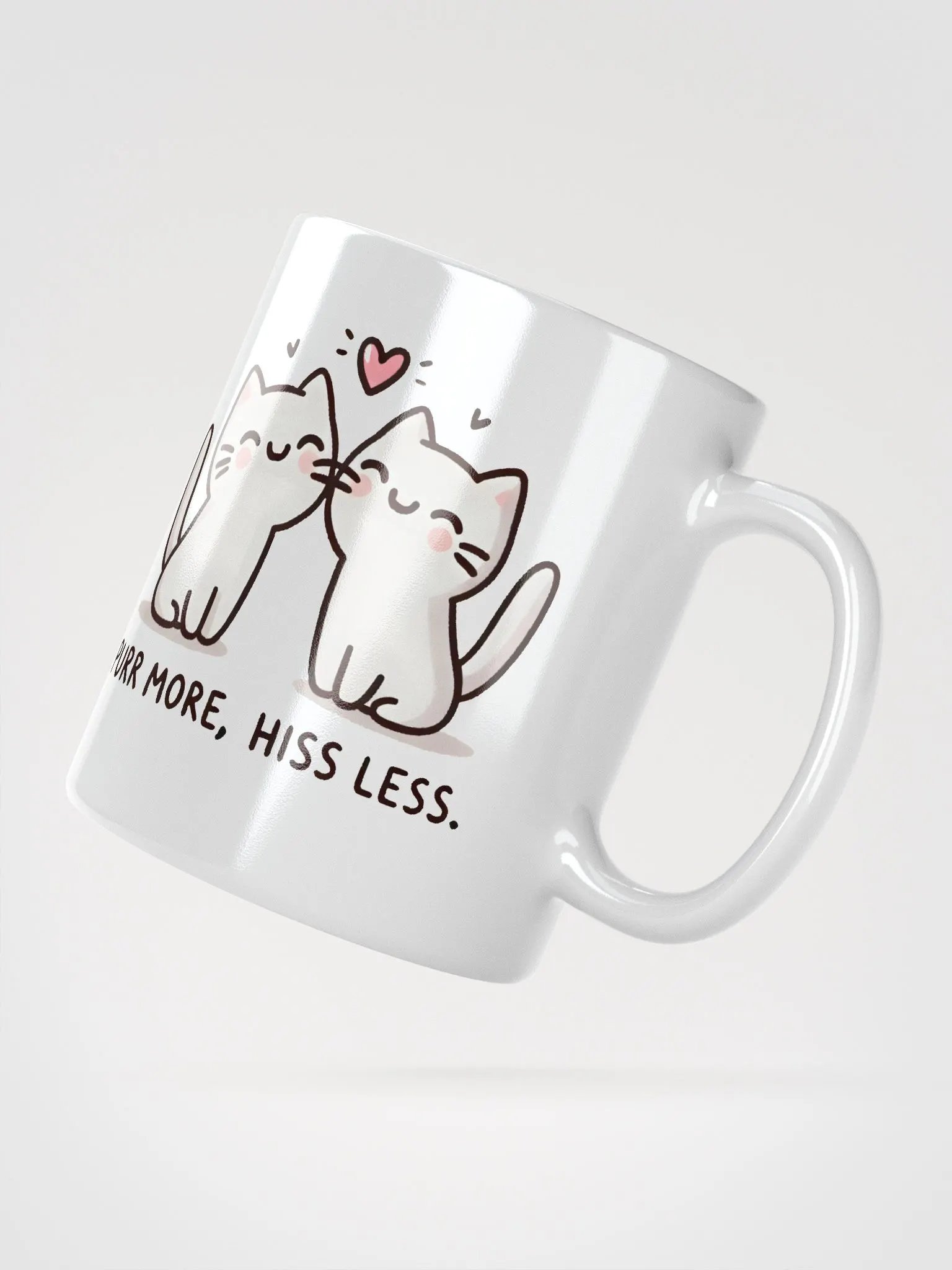 Purr more, Hiss less mug product image (2)