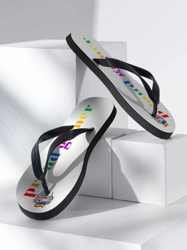 Rainbow Rebelphant Adventure Flip-Flops product image (2)