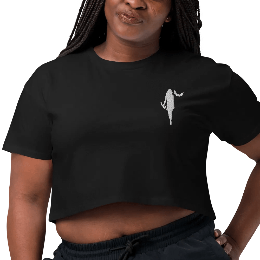 Proto-Valkyrie Embroidered Crop Top product image (1)