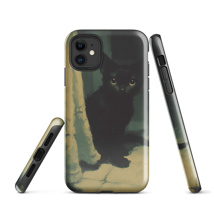 Enchanted Night Cat iPhone Case product image (1)