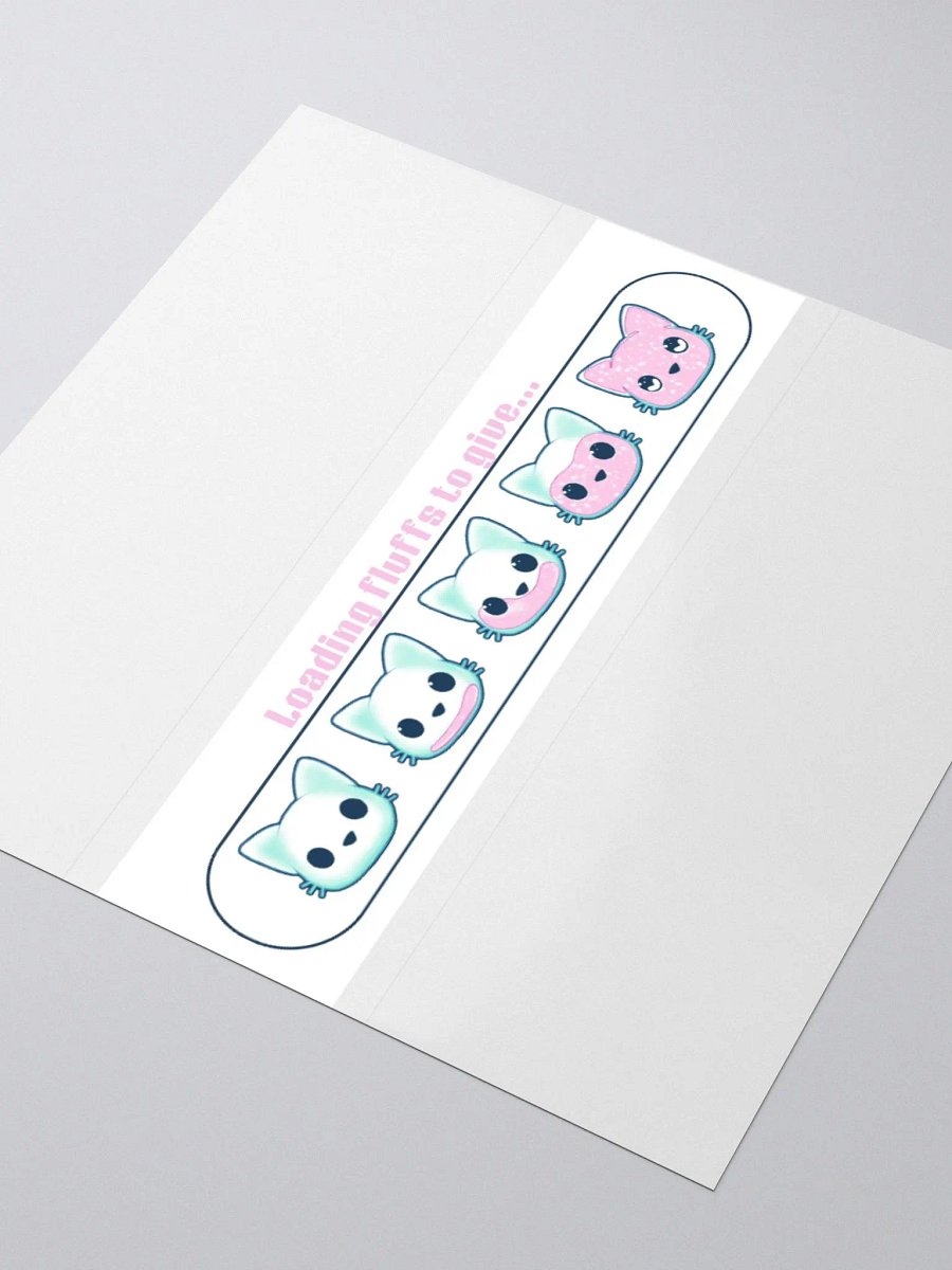 Whimsical Cat Loading Kiss-Cut Stickers product image (3)
