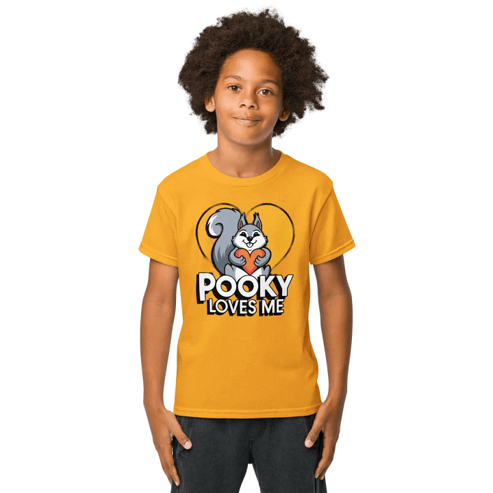 Pooky's Loveable Squirrel Youth Tee product image (1)