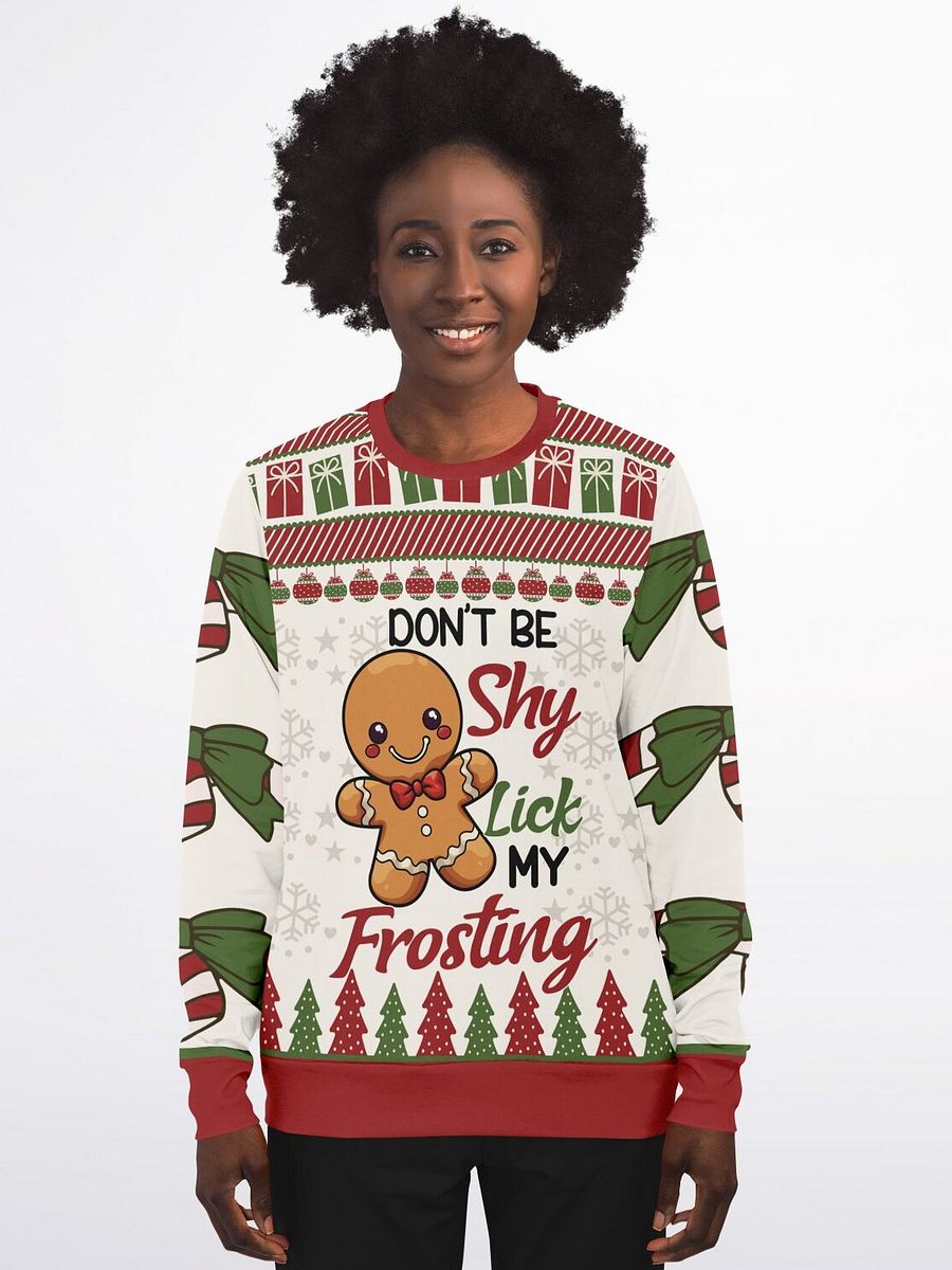 Funny Quote Gingerbread Man Ugly Christmas Sweater | Holiday Party Sweatshirt | Unisex Christmas Outfit product image (5)