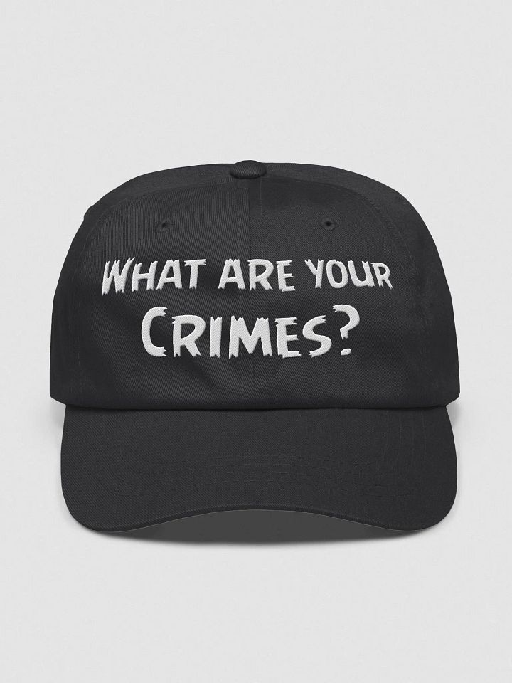 What Are Your Crimes Dad Hat product image (6)