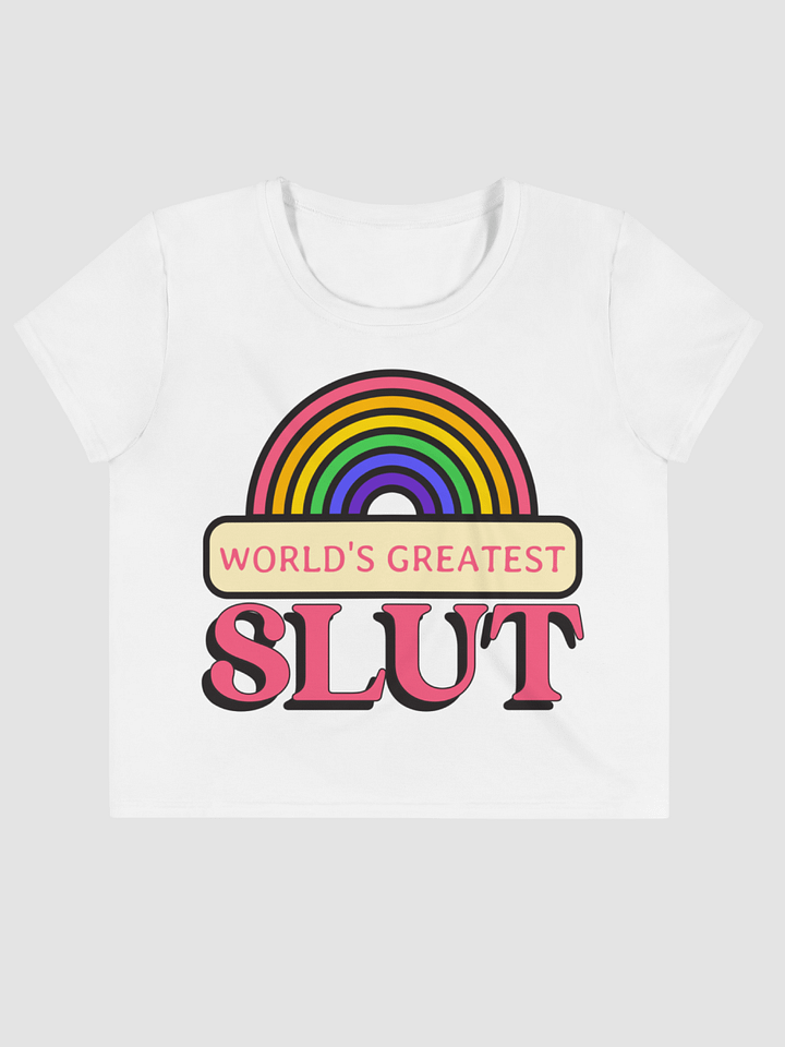 World's Greatest Slut crop tee product image (2)