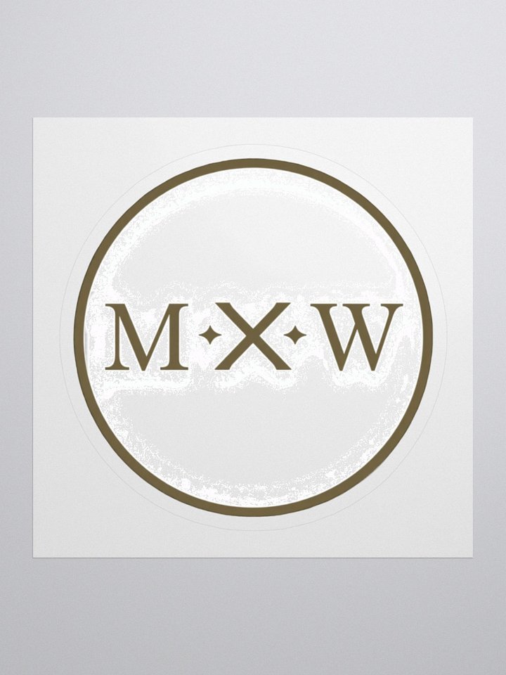 Morning Word Logo Sticker product image (1)
