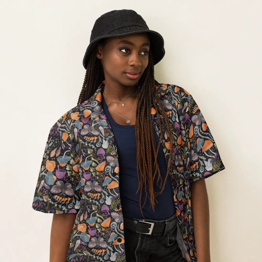 Enchanted Night Hawaiin Shirt product image (6)