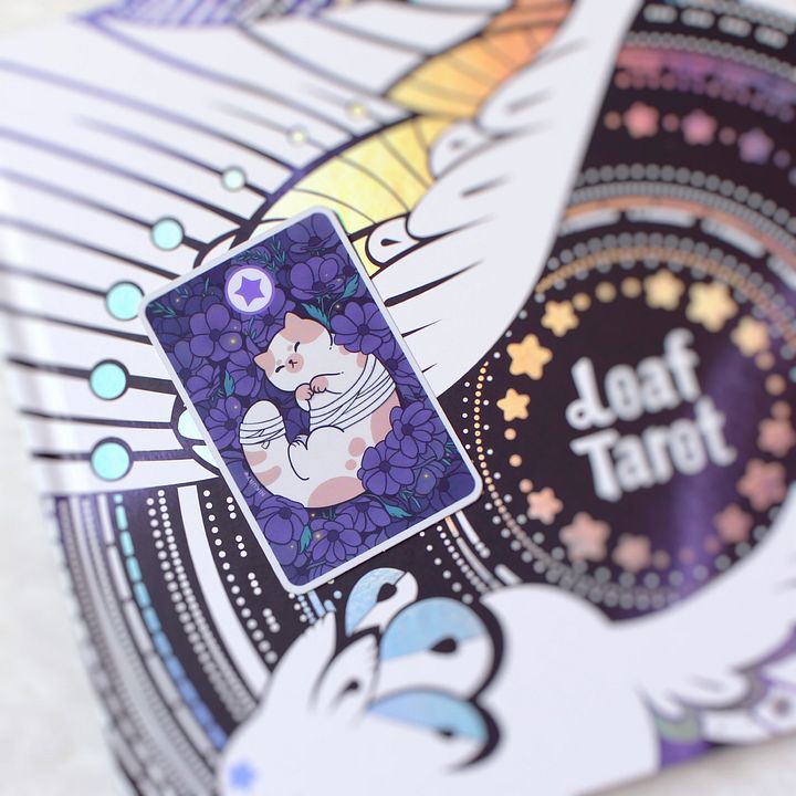 Matt Holo Tarot Cat Sticker product image (2)