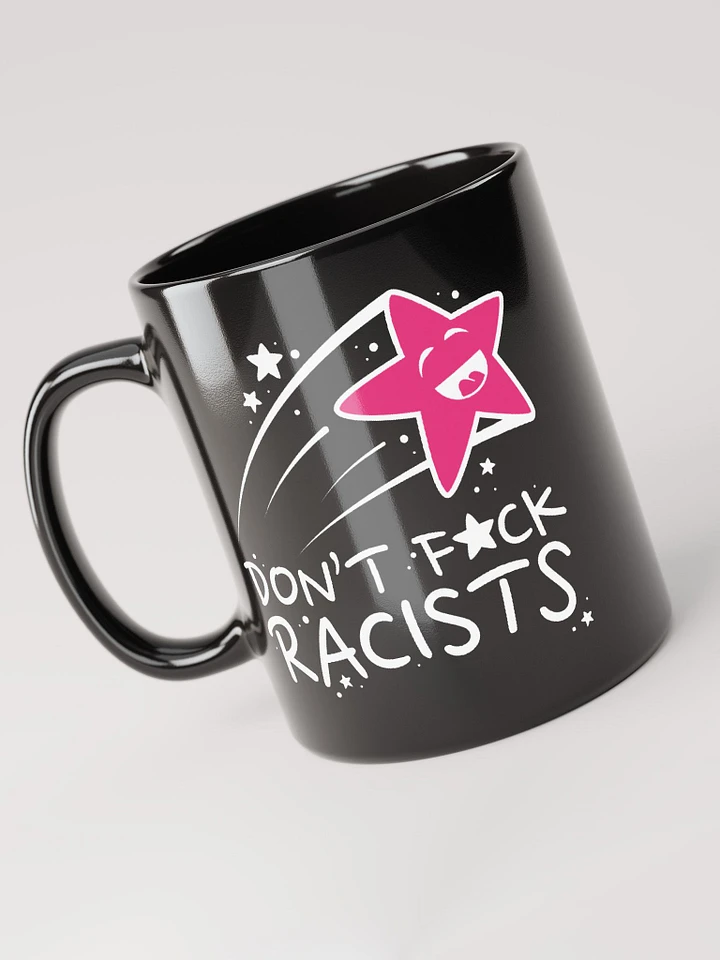 Don't F*CK Racists Mug - Pink product image (1)
