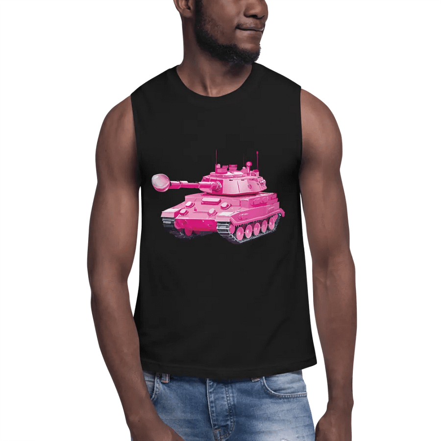 Hot Pink Muscle Tank product image (7)