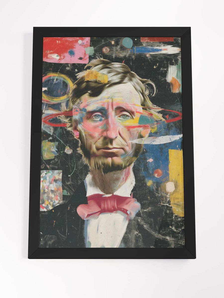 Henry David Thoreau Ayous Wood Framed Matte Poster product image (7)