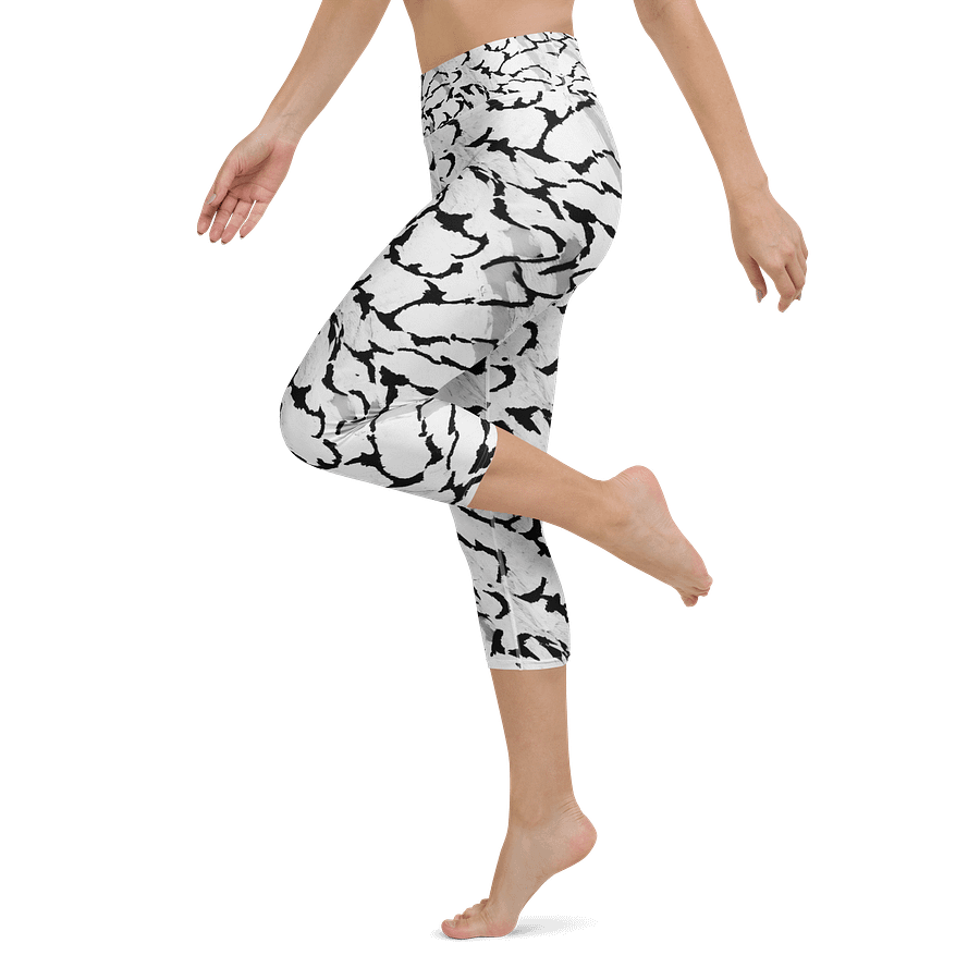 Black White Capri Leggings product image (5)