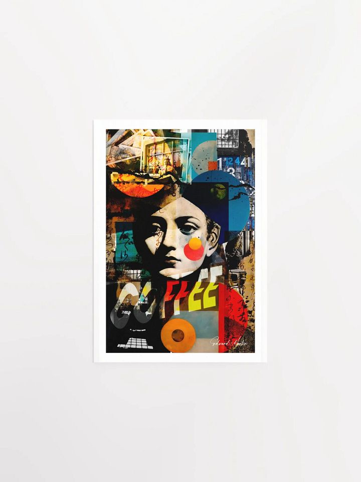'No Sugar' by Edward Martin-Mixed Media Collage Print product image (2)