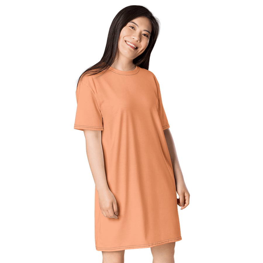 Mandys Pink Oversized T-Shirt Dress | Stretchy Fabric | Casual or Formal Style | Sizes 2XS-6XL | Exclusive Design product image (4)
