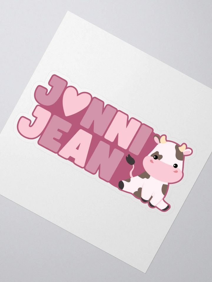 Jonni Jean Logo Sticker product image (2)