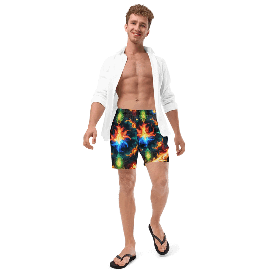 Ethereal Flame All-Over Swim Trunks product image (11)