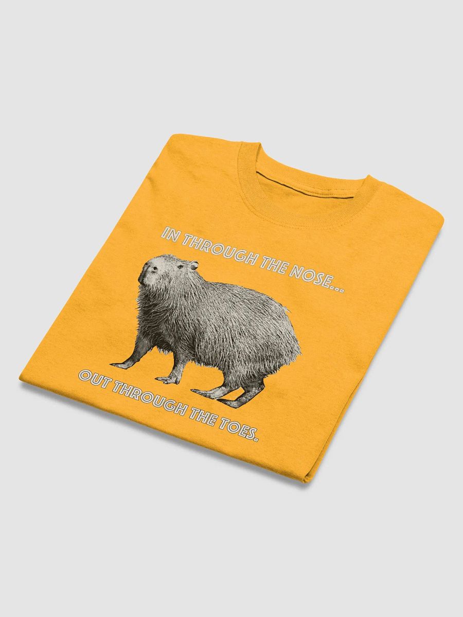 Lunch Therapy - Capybara In Through the Nose... - Unisex Jersey Short Sleeve Tee product image (8)