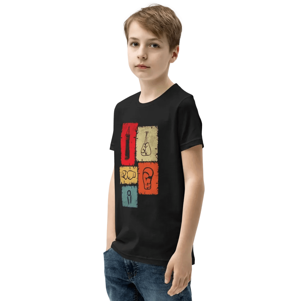 Grunge Boxing-Youth Cotton Tee product image (4)