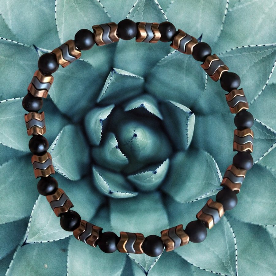 Stress-Free Defender Black Onyx & Hematite Bracelet product image (4)