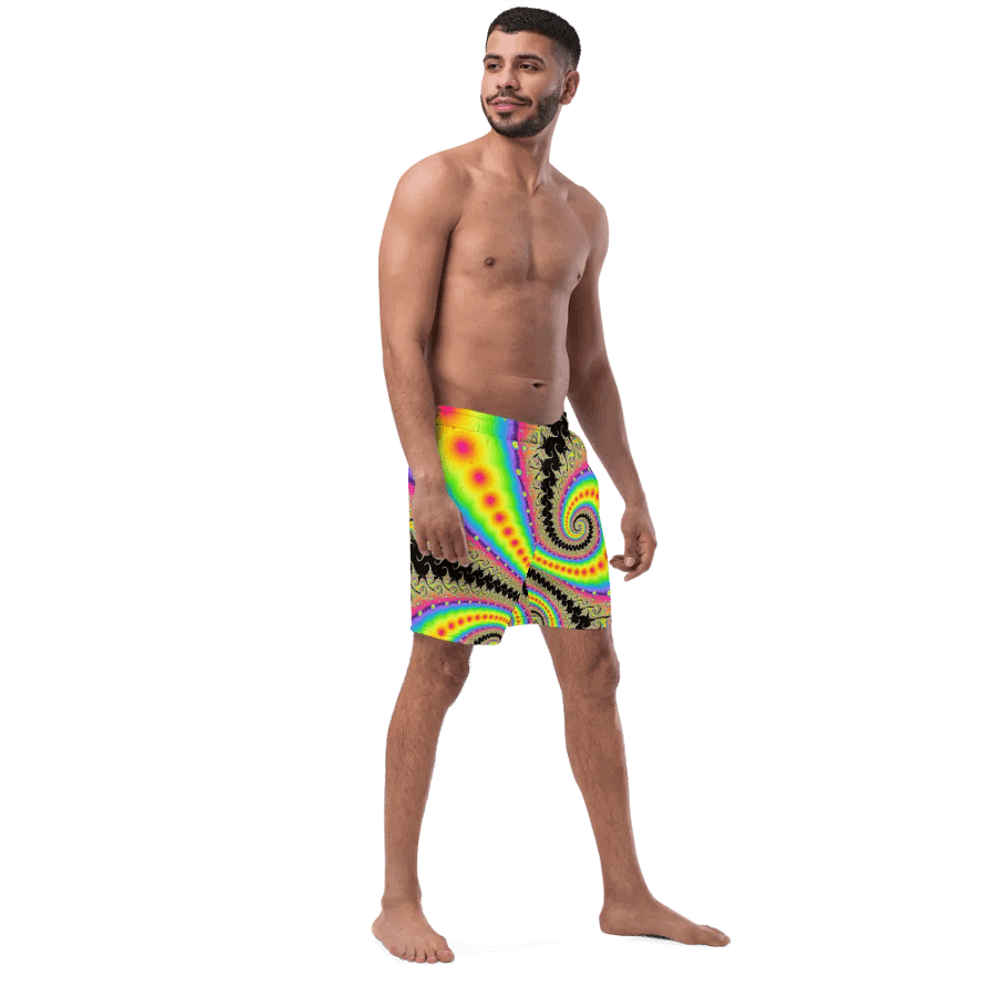Fractal Swim Shorts - Pink Lemonade and Candy Twists product image (5)