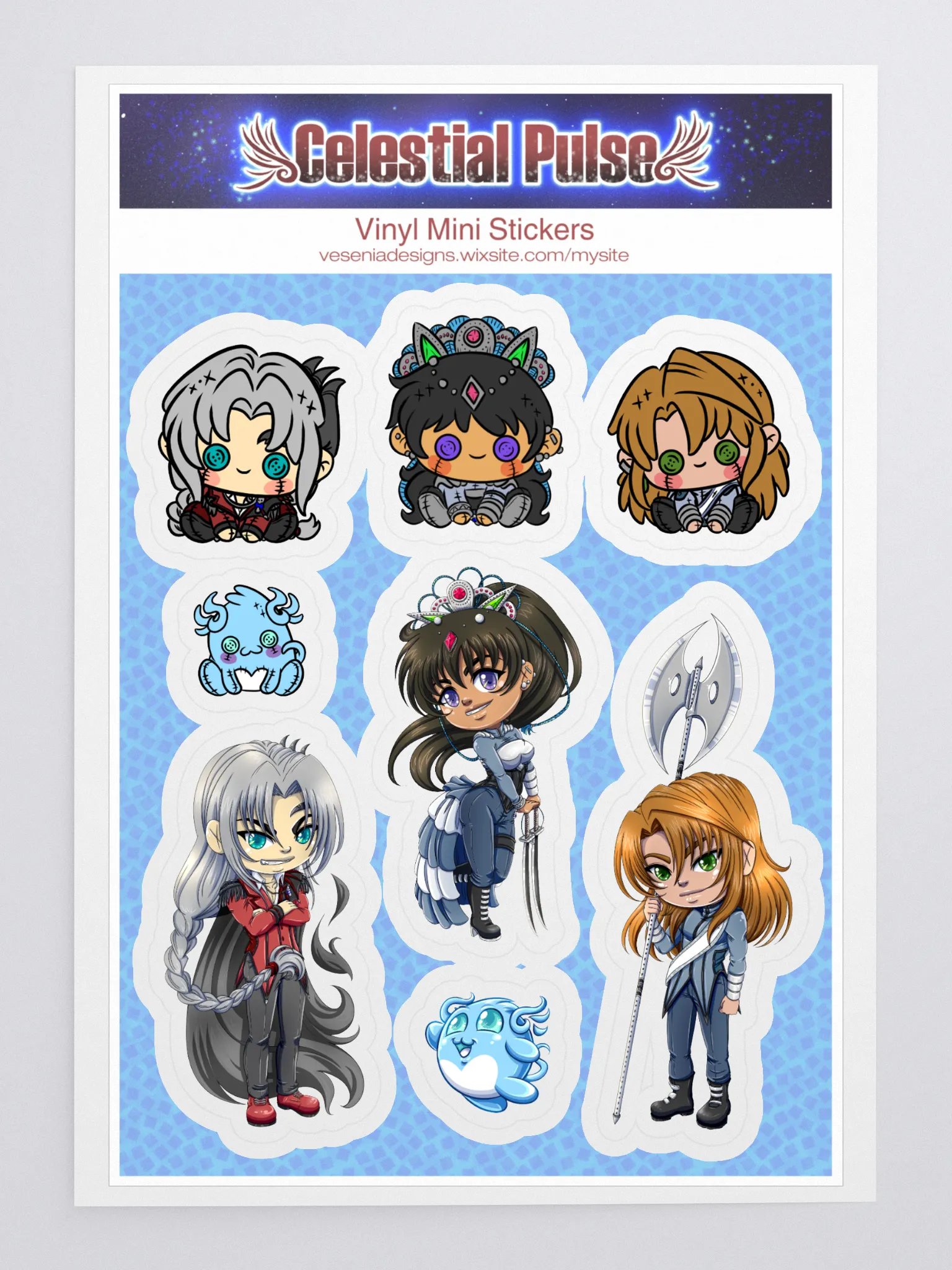 Celestial Pulse Sticker Sheet product image (3)