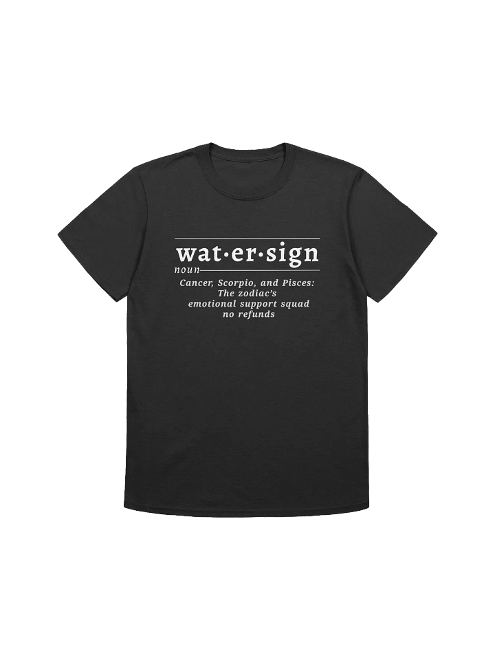 Water Sign Def Unisex Tee v2 product image (1)