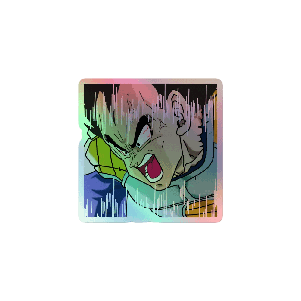 Vegeta Rage Sticker product image (1)
