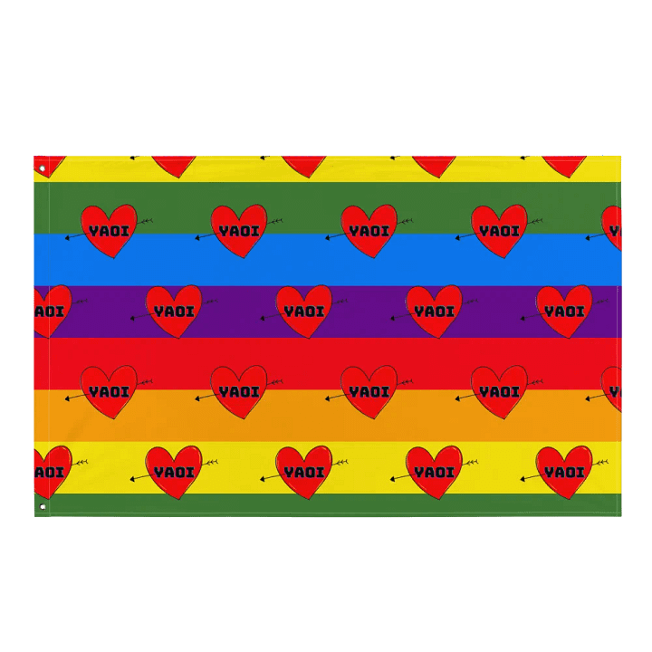 I Love Yaoi Flag product image (1)