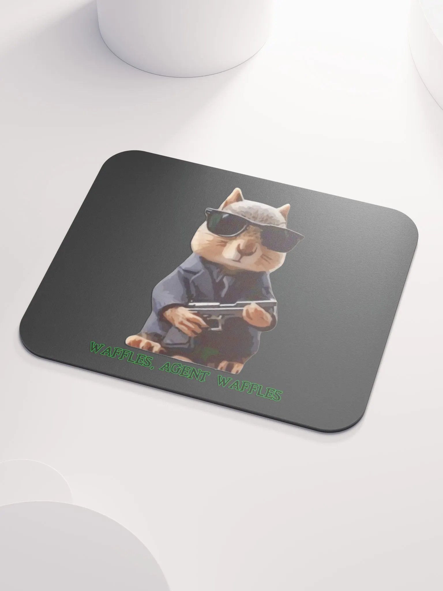 Agent Waffles - Mouse Pad product image (3)