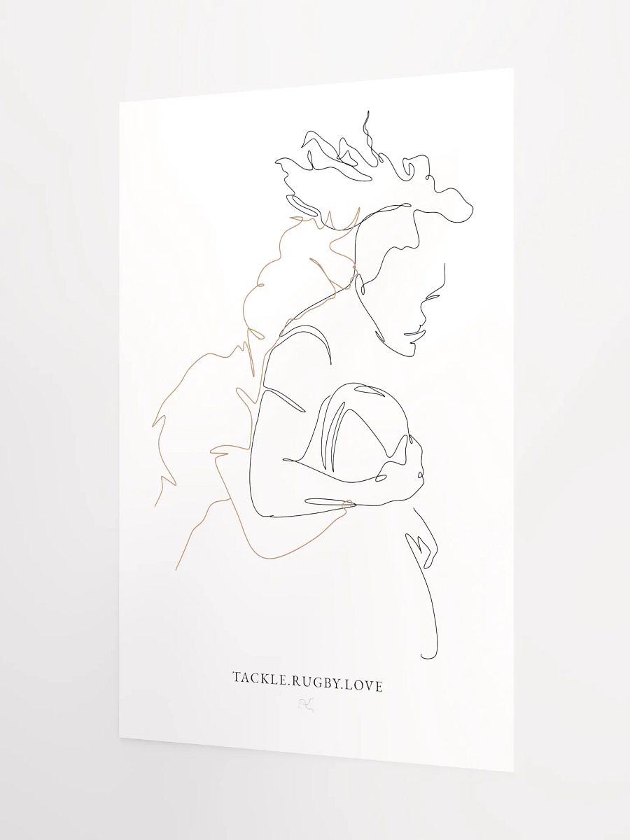 Women Rugby Tackling Poster product image (7)