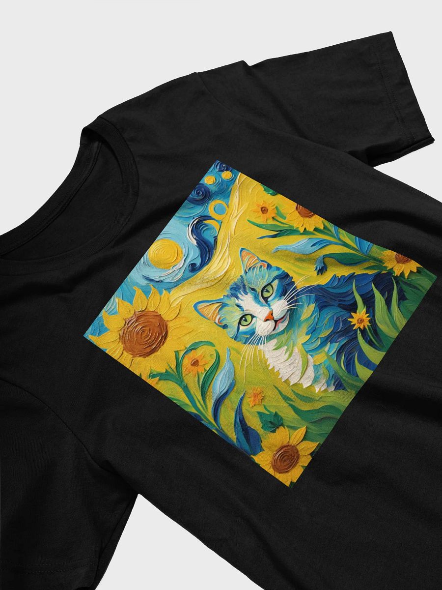 Van Gogh Cat T-Shirt product image (9)