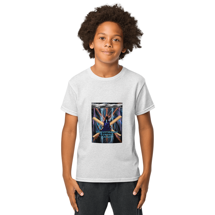 Youngest Fan Lightning Gamer Youth Tee product image (9)