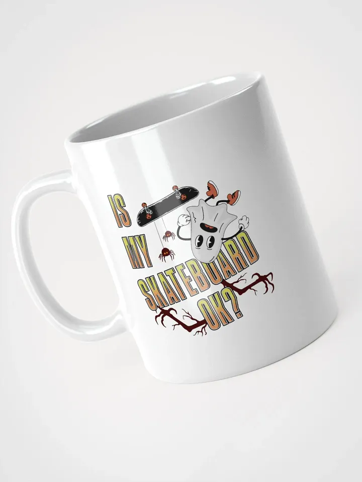 Is My Skateboard Ok? Ghost Whimsical Mug product image (2)